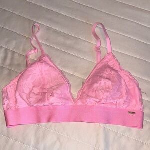 PINK Victoria's Secret Light Pink Lace Bra